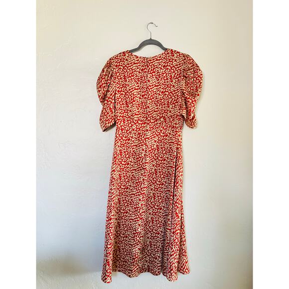 Lulus Satin Midi Dress - Picture 6 of 6